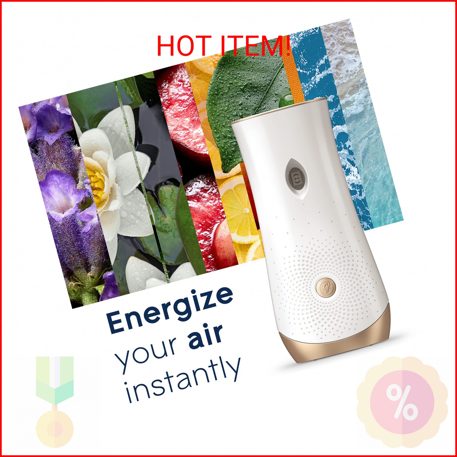 Glade Automatic Air Freshener Spray Holder, For Home and Bathroom, 1 Count gallery