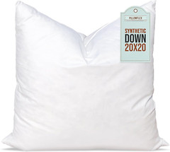 Synthetic down Pillow Insert – 20X20 down Alternative Pillow, Ultra Soft Body Pi