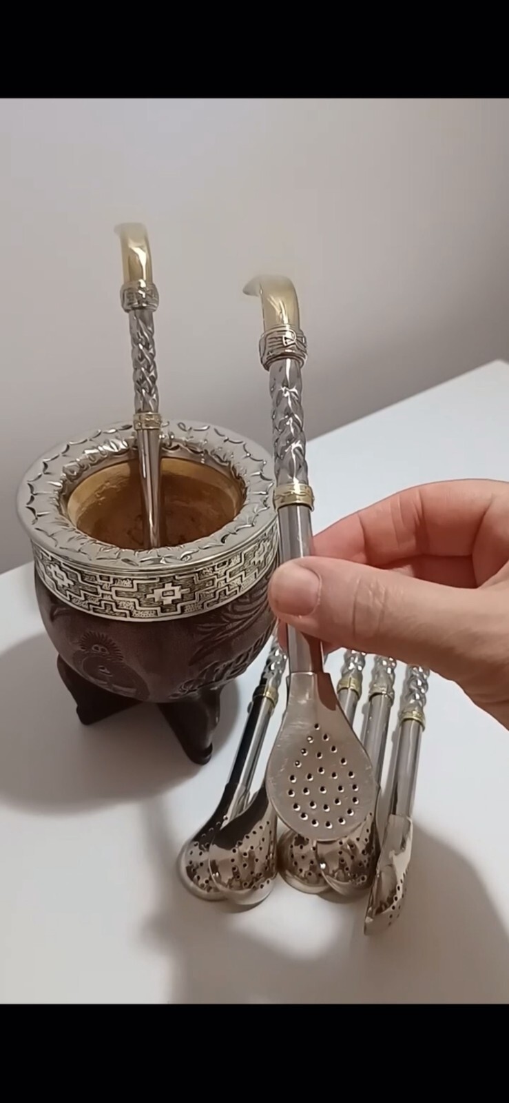 Premium Yerba Mate Bombilla / Alpaca Straw gallery