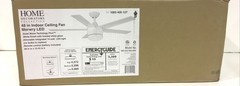 Home Decorators Merwry 48in. Integrated LED Indoor White Ceiling Fan SEALED