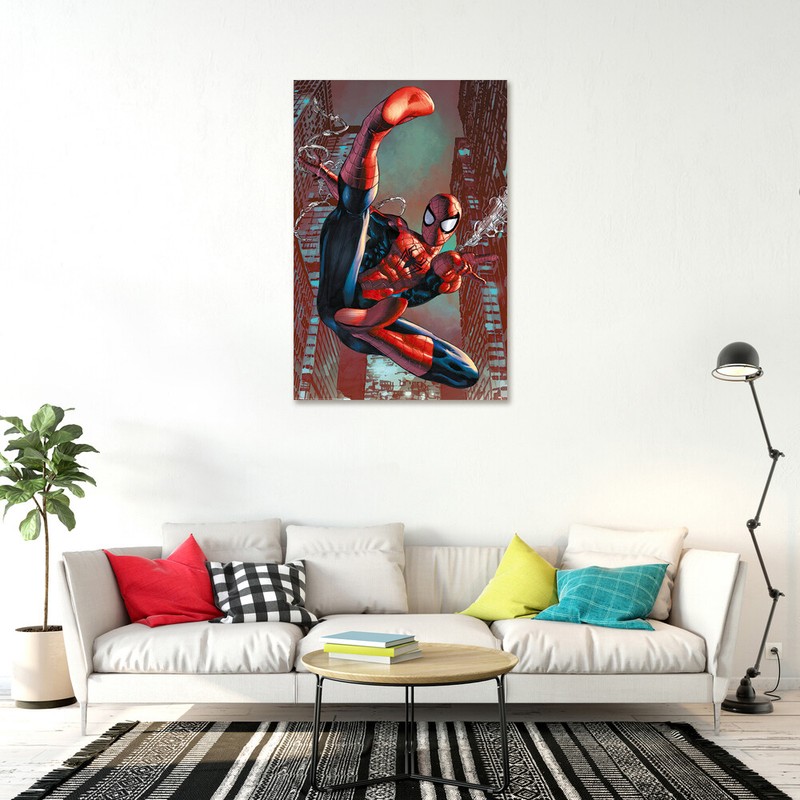 Spider-Man - Marvel Comics Poster / Print (Web Slinging) (Size: 24" X 36") gallery