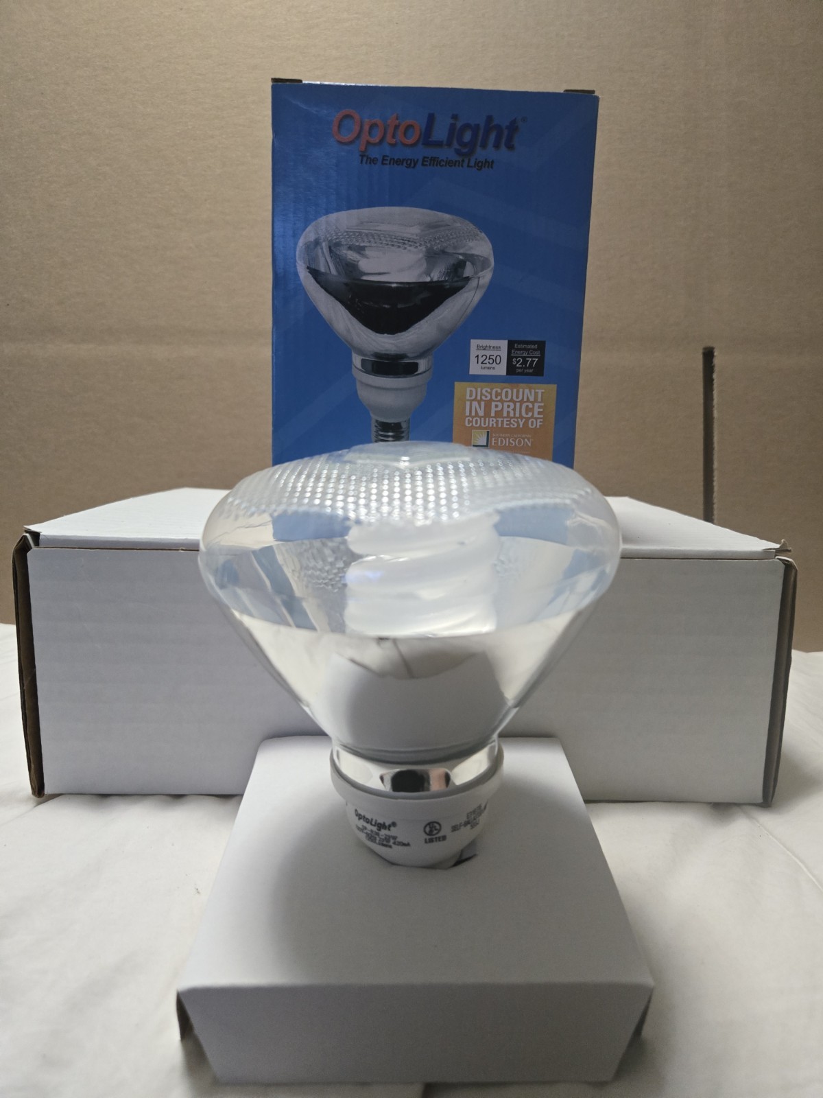 OptoLight 23W R38 Compact Fluorescent floodlight bulb Brand New gallery