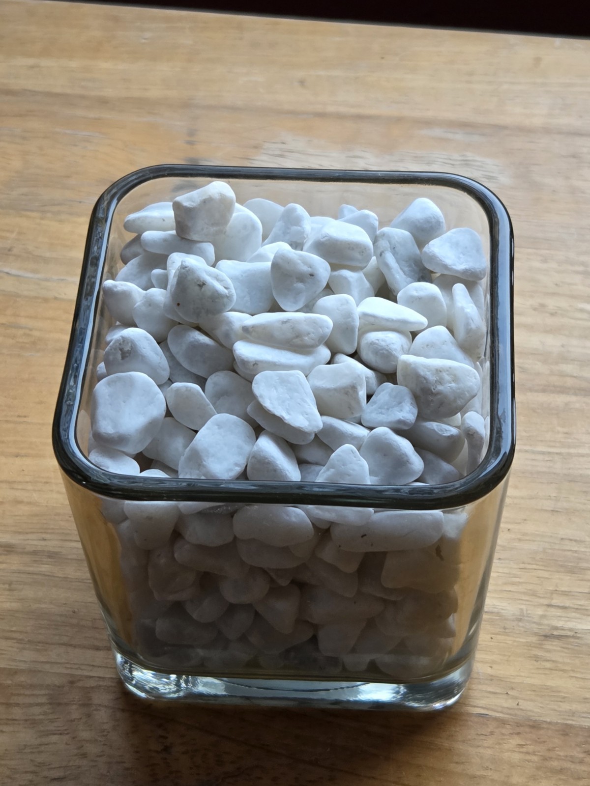 Smooth White Stone Pebbles Small Irregular Shape . Less Than 5 in gallery
