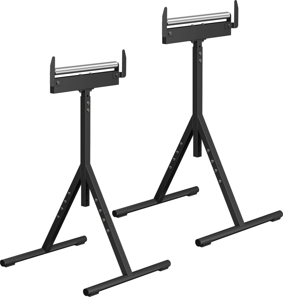 2-Pack Roller Stand for Woodworking, 260 LB Load Capacity, 29-42" Adjustable ...