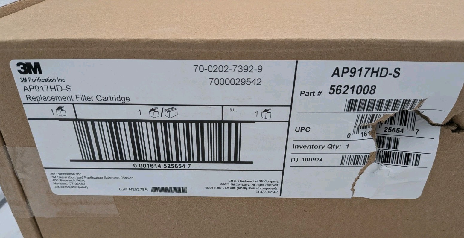 3M Quick Connect Filter, 20 gpm, 5 Micron, 4-1/2" O.D., 20 1/16 in H 5621008 gallery