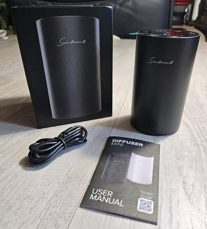 💥SCENTIMENT MINI OIL DIFFUSER BLACK COLOR gallery