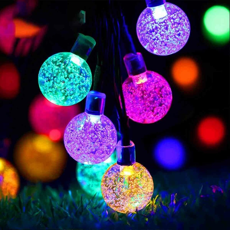 23Ft 50 LED Outdoor Solar Powered String Lights for Patio Yard Porch Party Decor gallery