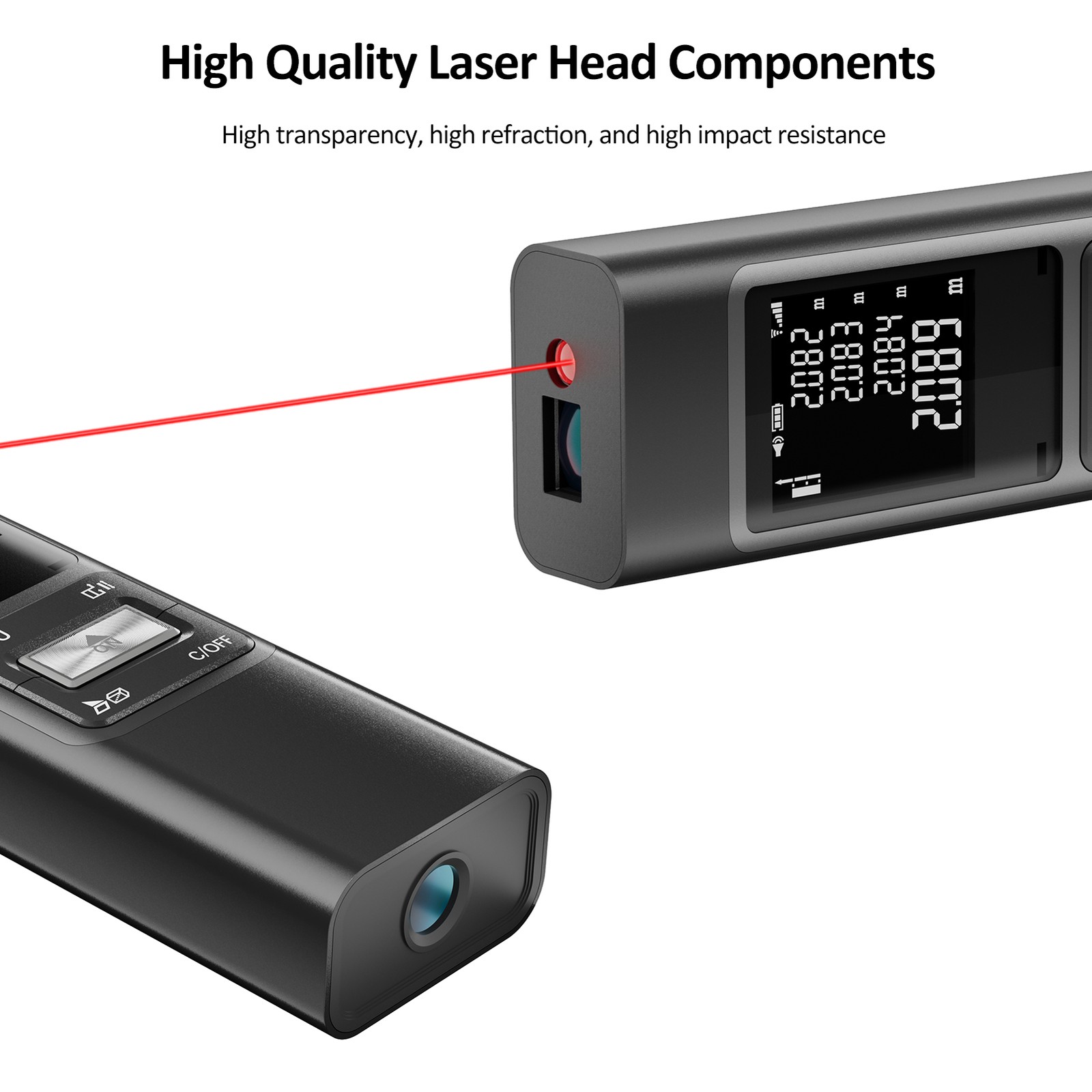 S80 Distance Meter 80M ±2mm Rechargeable Digital Rangefinder gallery