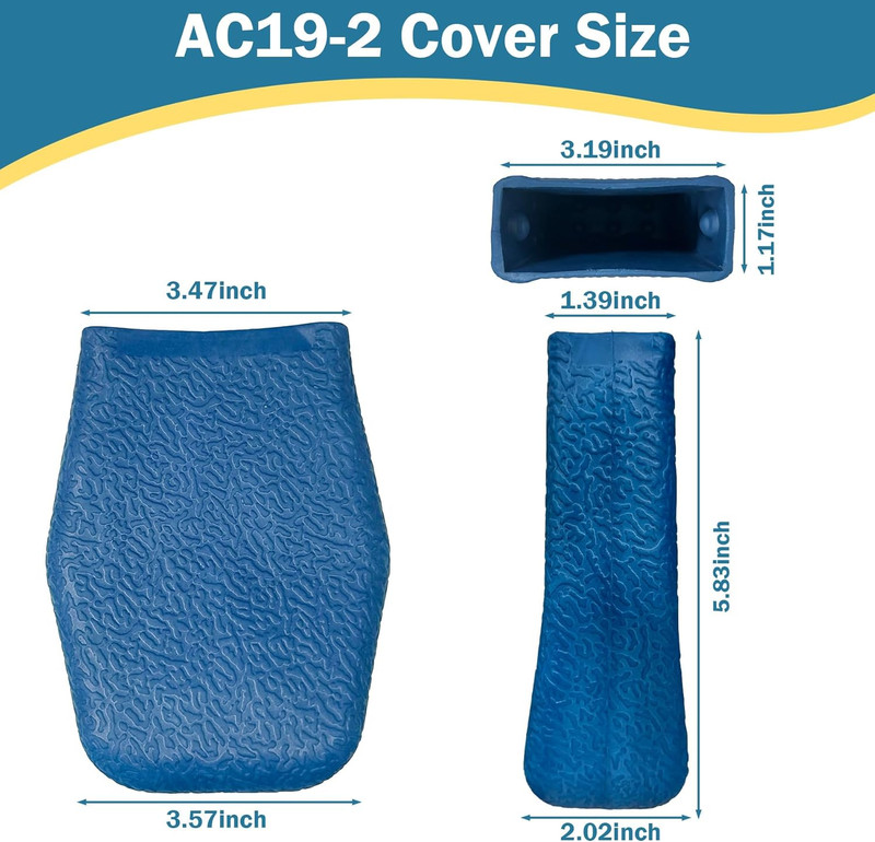 4 Pack AC19-2 Ladder Covers for Werner Extension Ladders - Rubber End Caps gallery