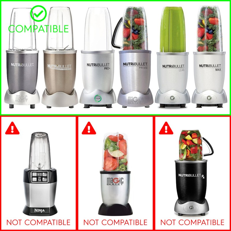 2 Pack 32 oz Colossal Cup Compatible with NutriBullet 600W 900W NB-101B NB-101S gallery