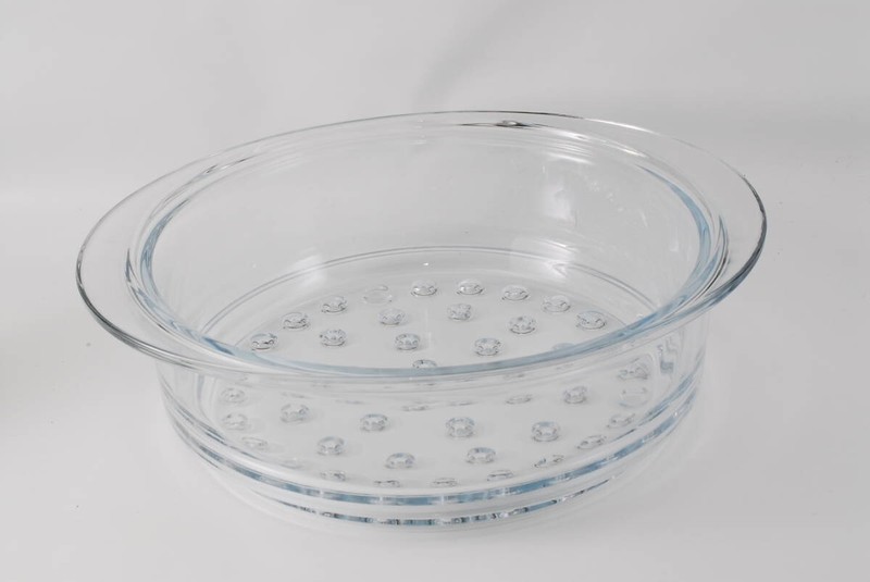 Pyrex Pyroflam Cocotte Steamer Set 2000mL φ200 × 80mm Vitro-Ceramic P25U000 gallery