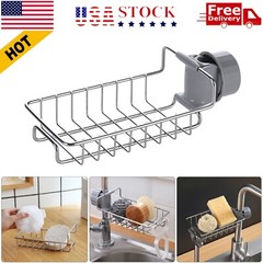 Drain Rack Storage Holder Shelf Sponge Soap Cloth Holder for Kitchen Sink Faucet