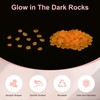 2000-Pack Glow in the Dark Rocks, 0.31"-0.47" Resin Pebbles Stones [Orange Red] gallery