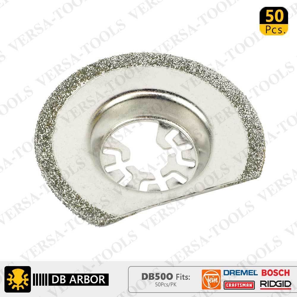 Versa Tool DB50O 63mm Diamond Semi-Round Electroplated Blades 50/Pack Fits Bosch gallery