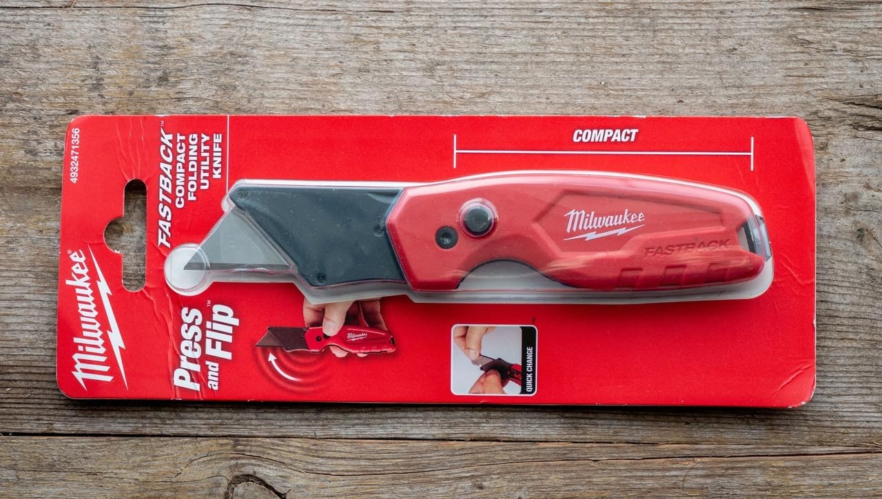 Milwaukee 48-22-1500 Fastback Compact Folding Utility Knife (Open Box) gallery