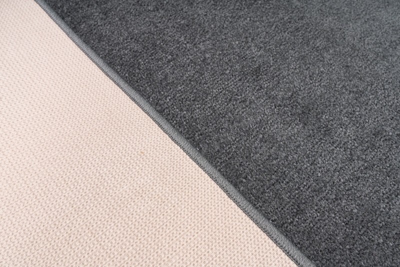 Non Slip Hallway Runner Rug, Solid Anthracite Grey Color, Sold-Priced Per Foot gallery