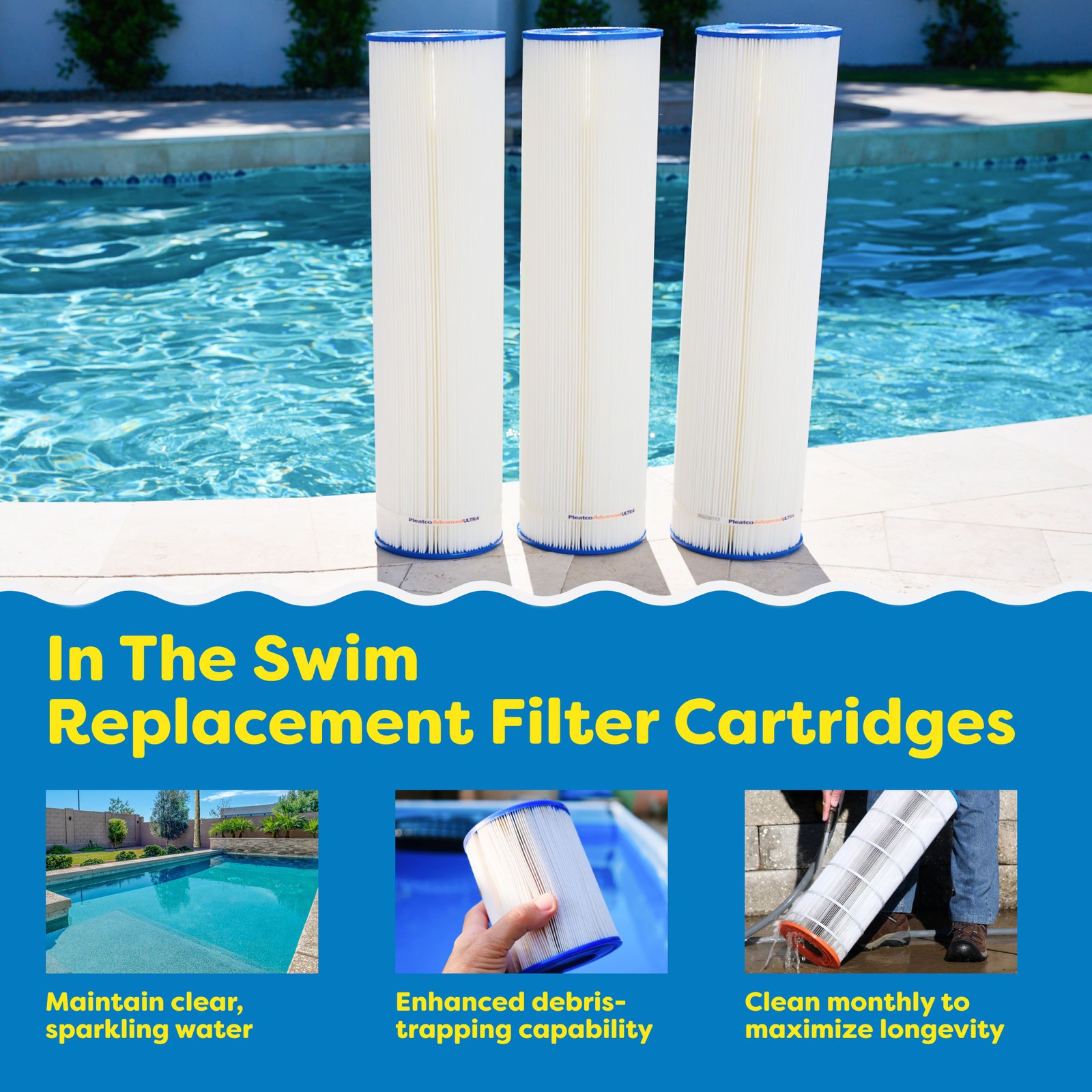 In The Swim Filter Cartridge 2-Pack Replacement for Rainbow 50, Waterway, CMP gallery