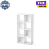Mainstays 8-Cube Storage Organizer, 11.8" Shelves, White Bookcase, Wood Display gallery