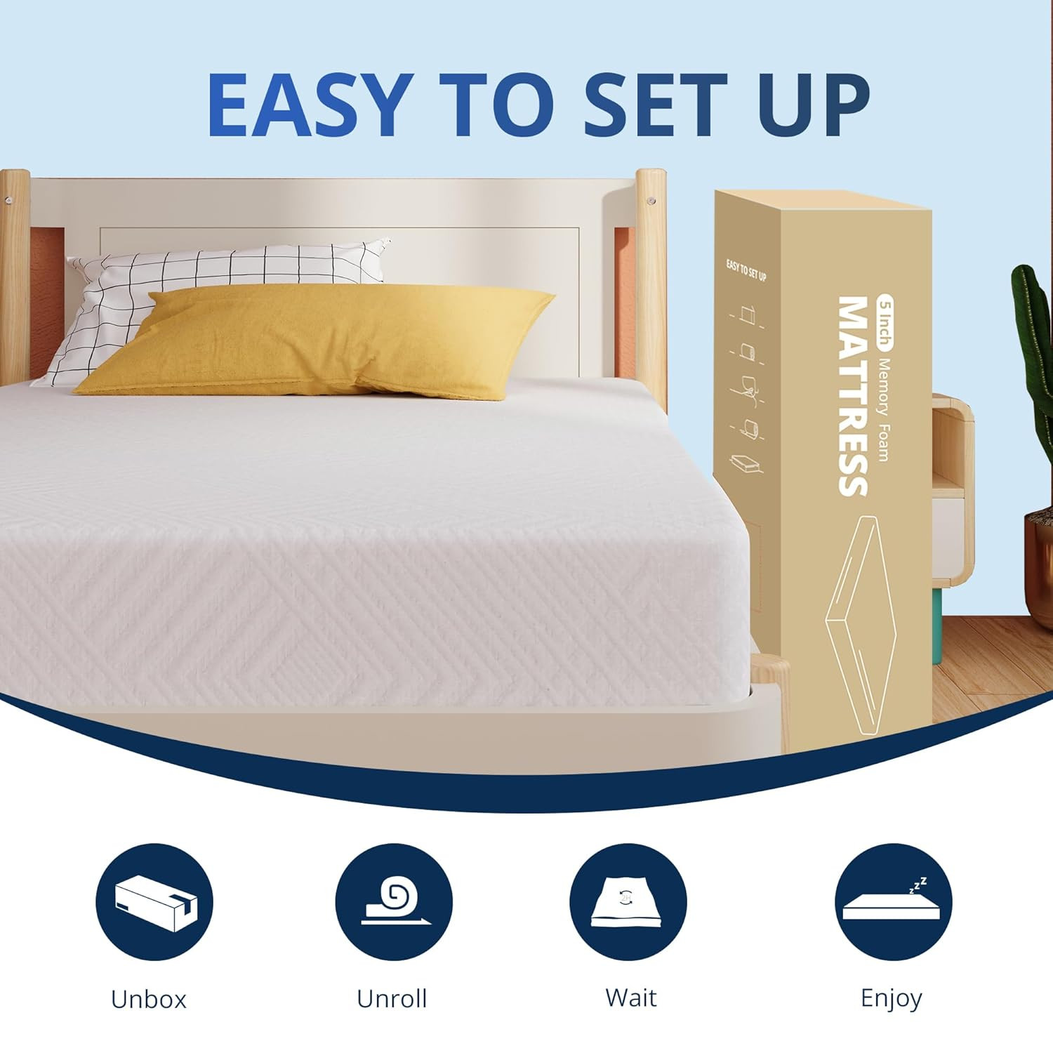 White GT 12-Inch Full Mattress for Comfort and Support gallery