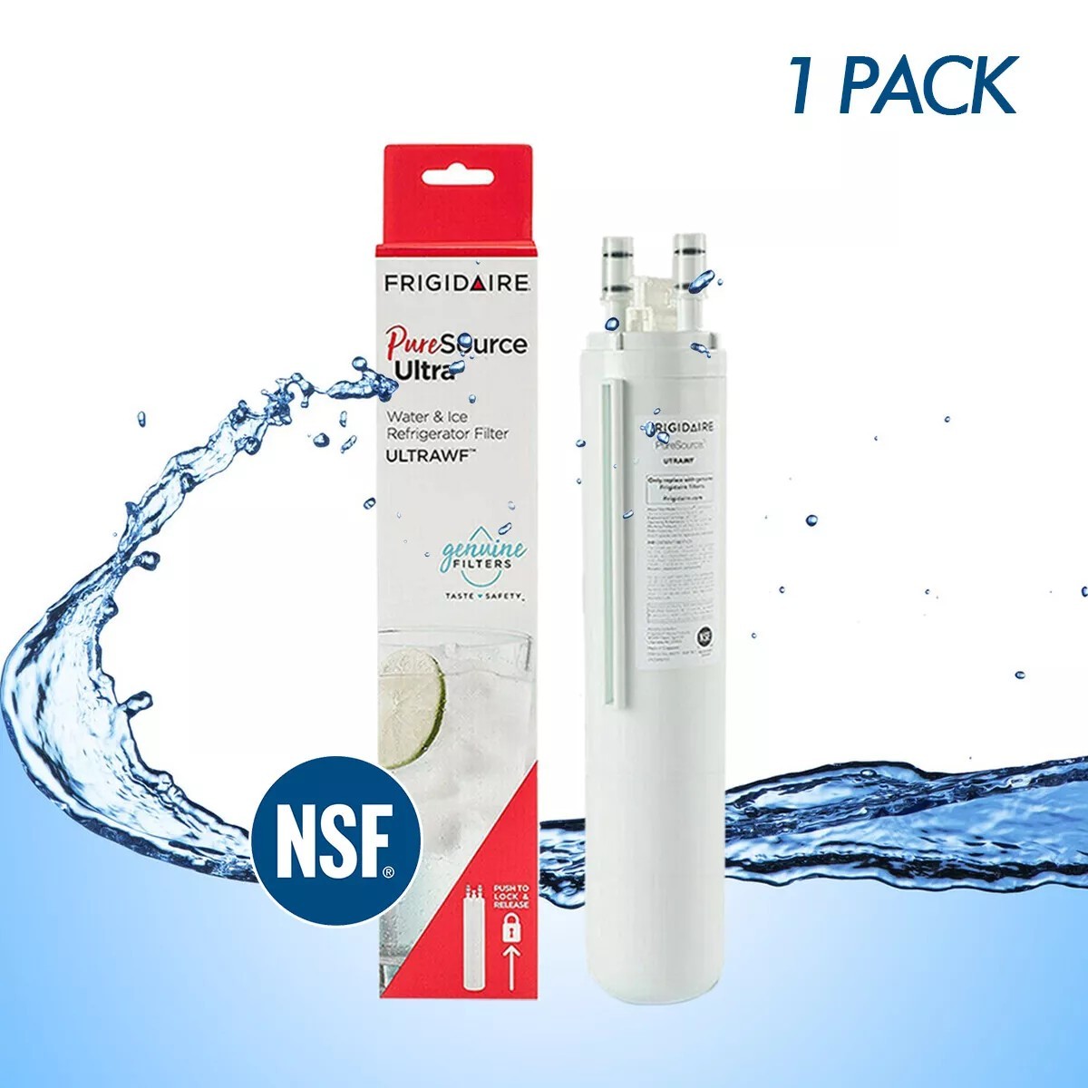 1/2/3/4 Pack ULTRAWF Frigidaire Ultra PureSource Refrigerator Water Filter New gallery