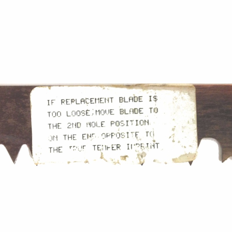Vintage Pruning Solutions True Temper Bow Saw Replacement Blade gallery