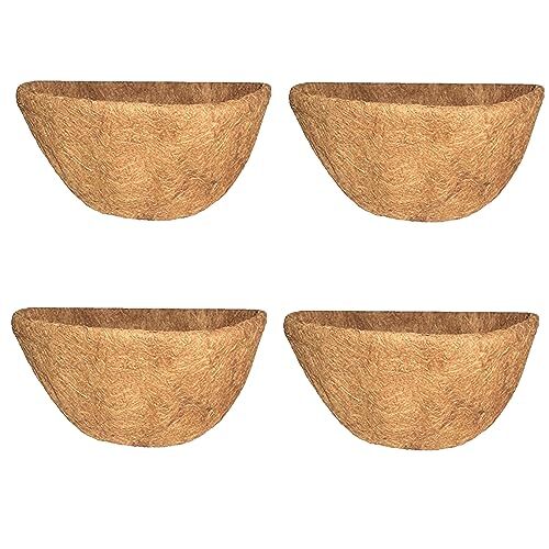 Grower Select 4 Set Coco Liner for 16-inch Wall Basket Planters gallery