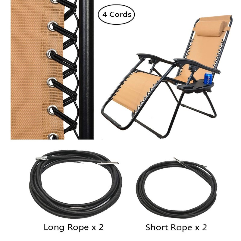 C-CHAIN 4 Cords Replacement Cord for Zero Gravity Chair, Universal Replacemen... gallery