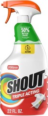 Shout Active Enzyme Laundry Stain Remover Spray for Clothes, Triple-Acting Formu