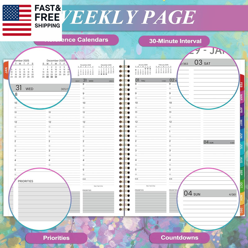 2026 Appointment Book & Planner - 2026 Daily Hourly Planner, JAN 2026 - DEC 2026 gallery