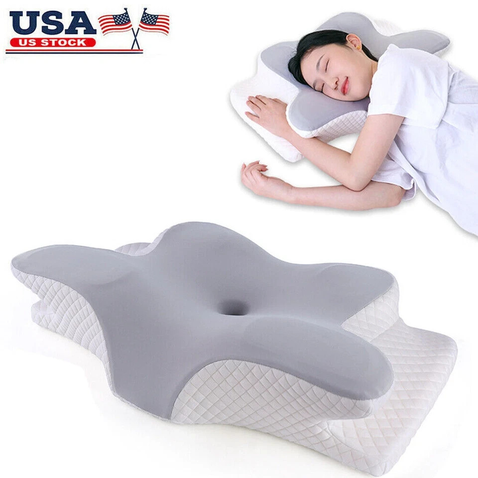 Cervical Memory Foam Pillow for Neck Pain Relief Ergonomic Neck Support Pillows gallery