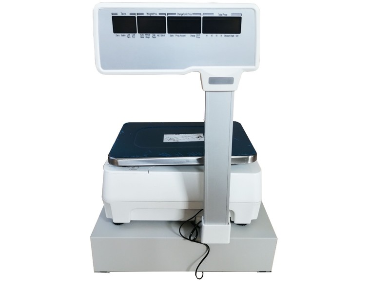 Digital Screen Electronic Scale 30kg/66lb Capacity with Cashbox Ppright Rods gallery