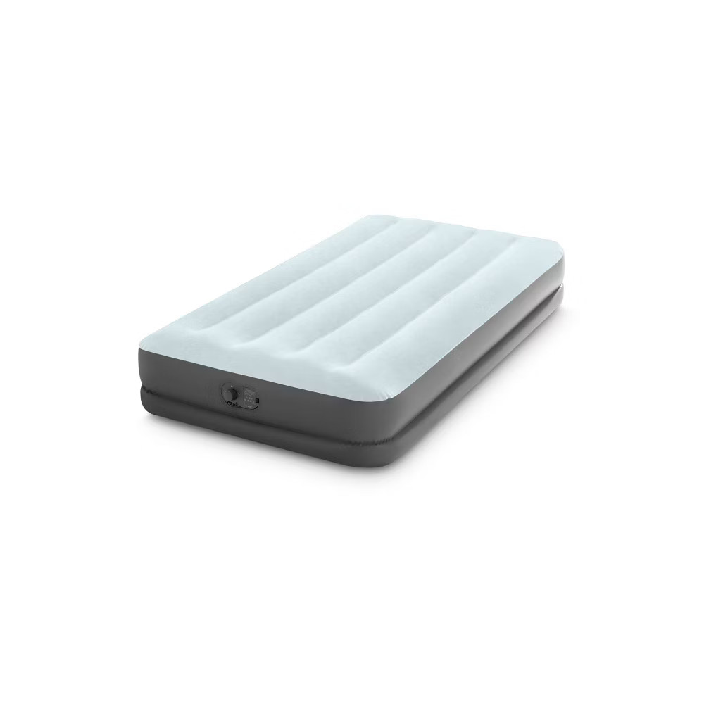 Intex Air Mattress Inflatable Compact TWIN Mid Rise 12" Internal USB Pump gallery