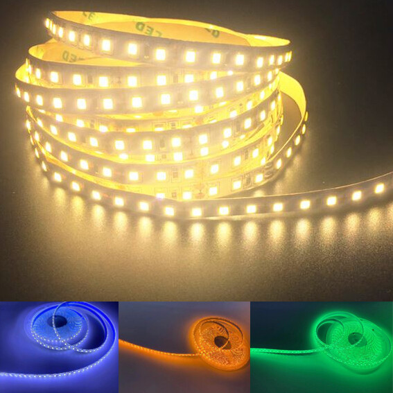 16FT Super Bright 2835 600 LED Strip Light Flexible Waterproof 12V 8mm Tape Lamp gallery