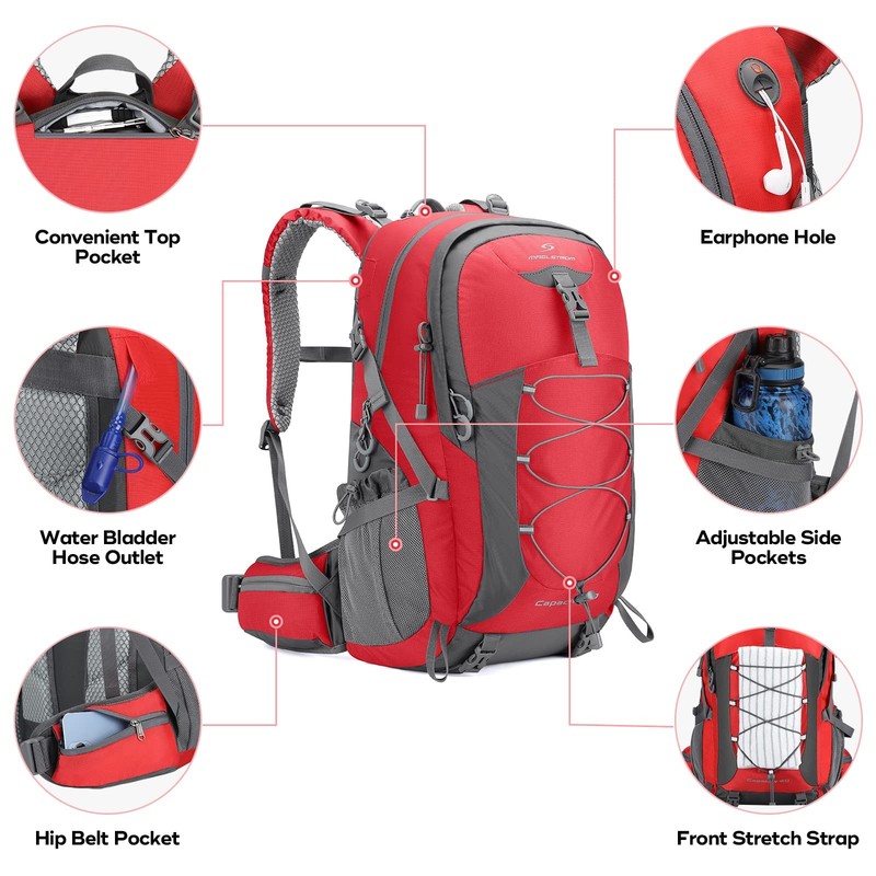 Maelstrom Hiking Backpack,Camping Backpack,40L Waterproof Hiking Daypack with... 3