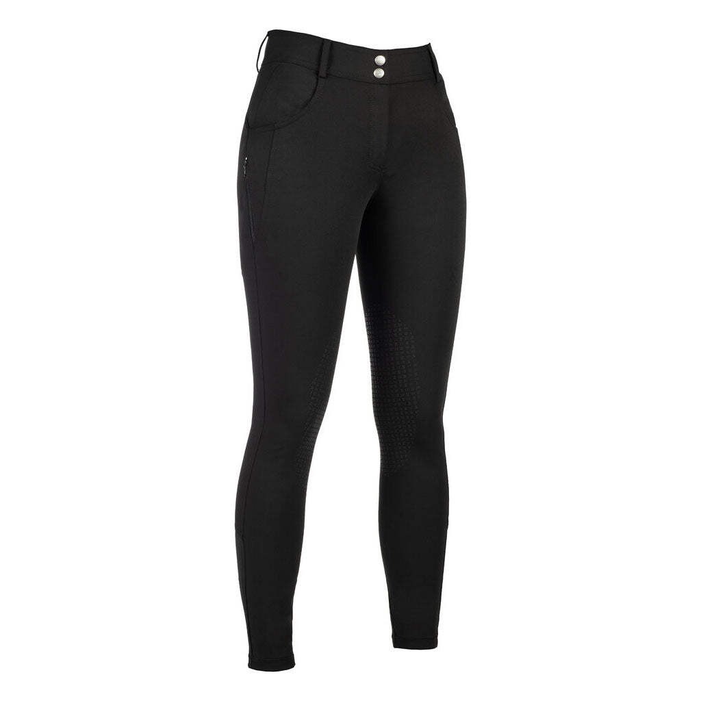 HKM Ari Mid Rise- Sil. Knee Patch Ladies Riding Breeches gallery