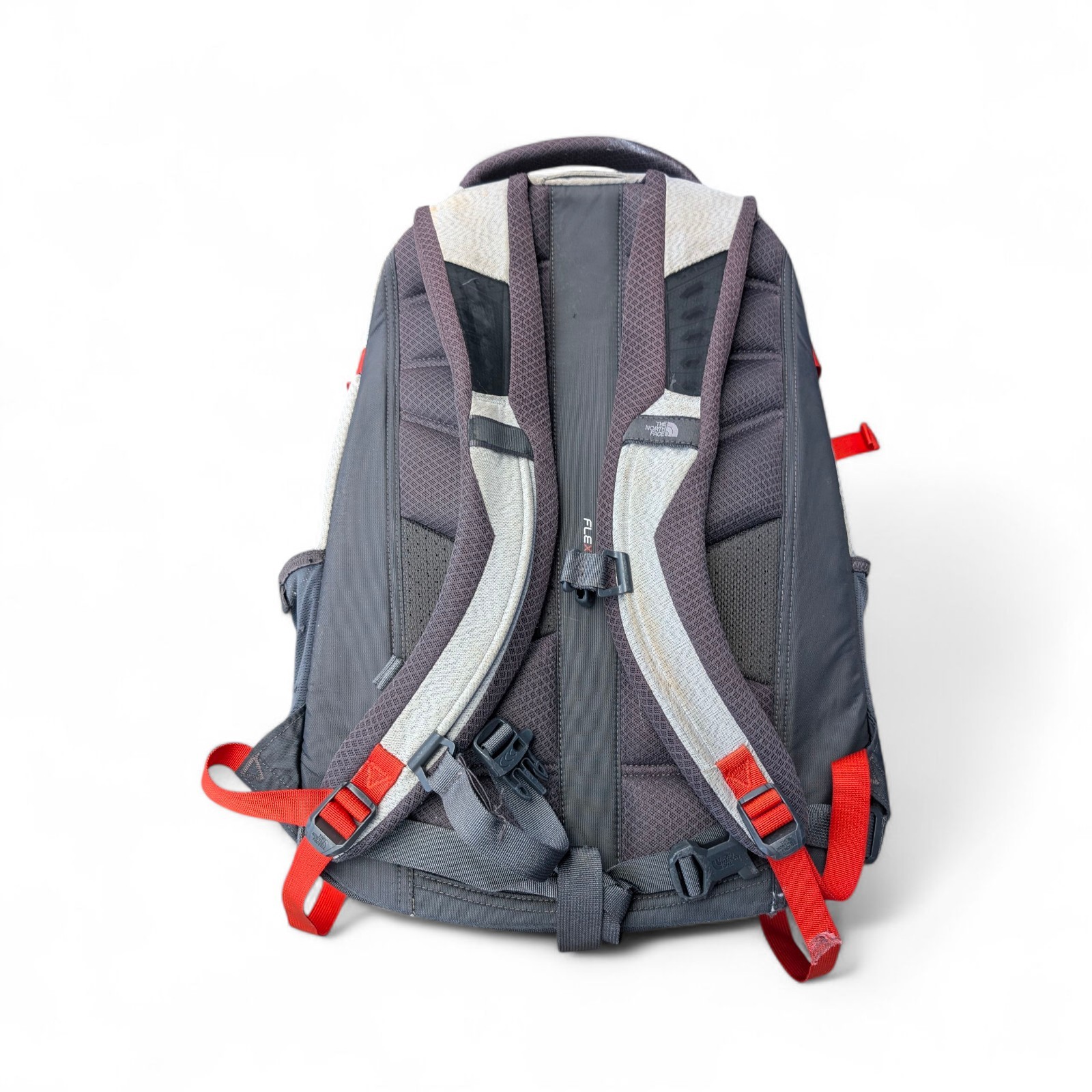 The North Face Recon Backpack - Gray/Black/Red - Used 2