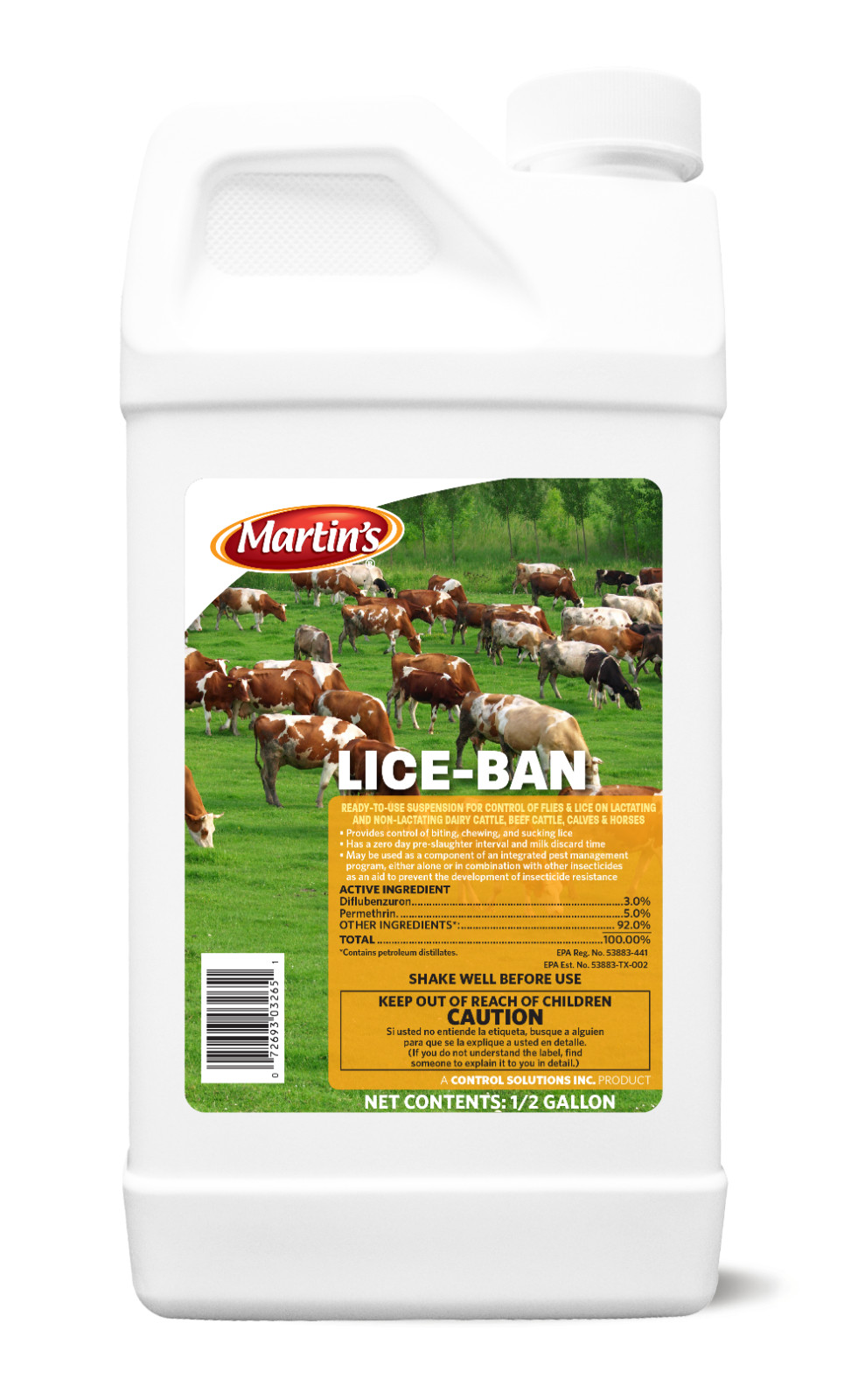 Martin's Lice-Ban Controls Biting/Chewing Insects - 64 fl oz Control Solutions gallery