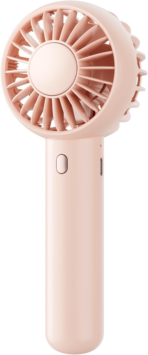 Mini Portable Fan USB Rechargeable 3 Speed Handheld Desktop Fan Pink gallery