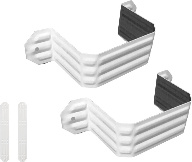 Gutter Downspout Strap downspout offset 3x4， Leader Strap 3x4 rain gutter dow... gallery