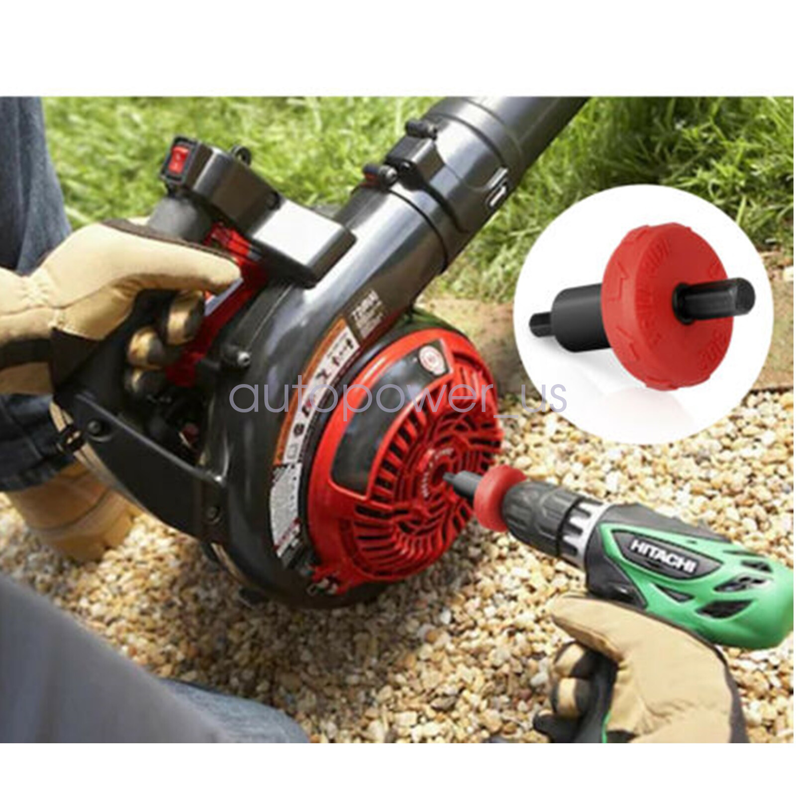 Jump Start Electric Engine Easy Starter Drill Bit Adapter Mower for Troy Bilt US gallery