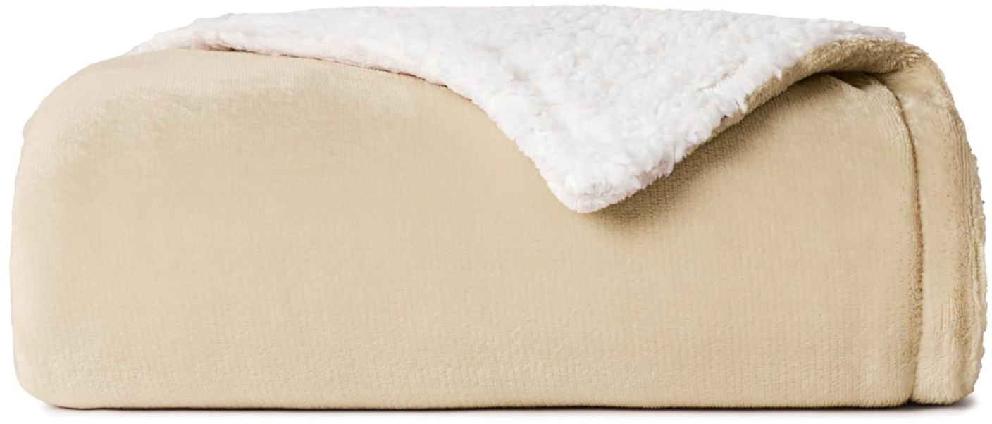Sherpa Fleece Blankets Soft Reversible Fuzzy Sofa Couch bed Throw Twin Queen gallery