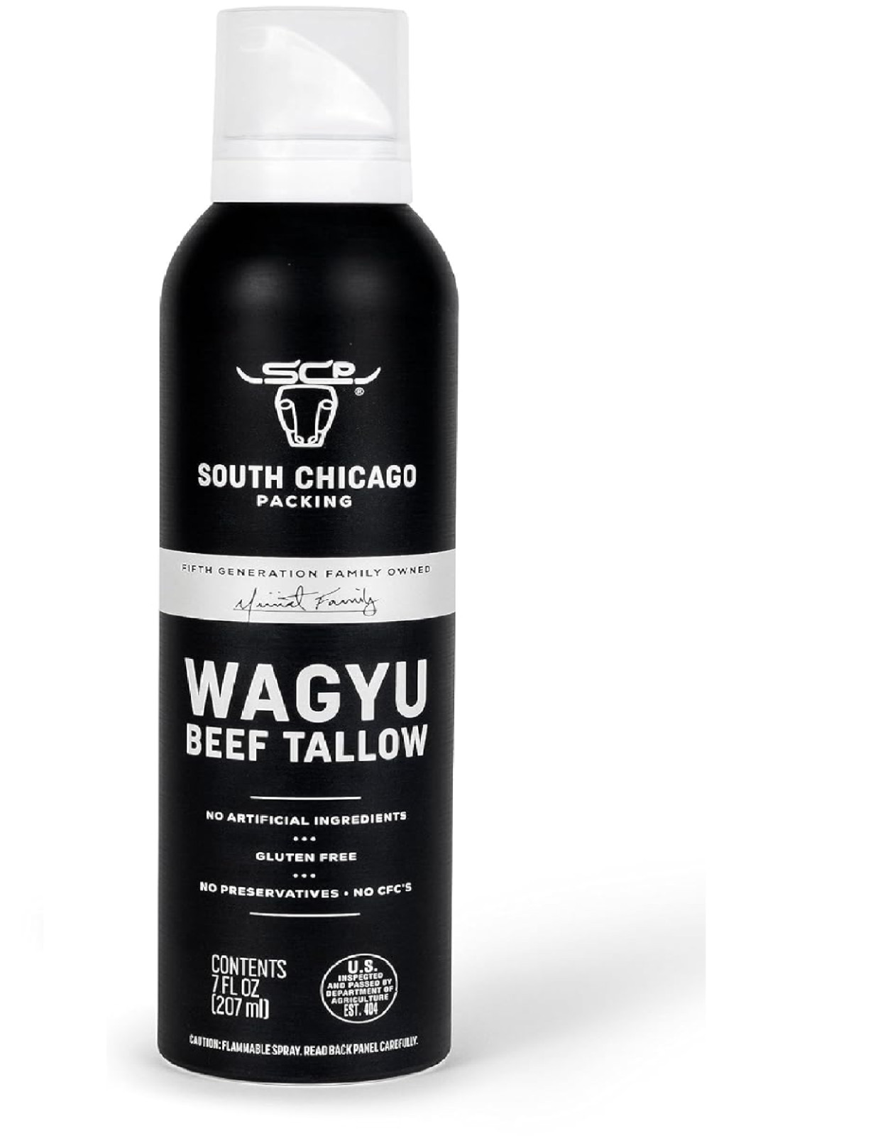 South Chicago Packing Wagyu Beef Tallow Spray, 7 Ounces, Paleo-Friendly, Keto gallery