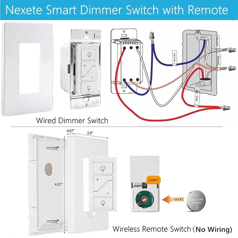 USED Smart Dimmer Switch with Remote Dimmable Voice Control Work with Alexa gallery