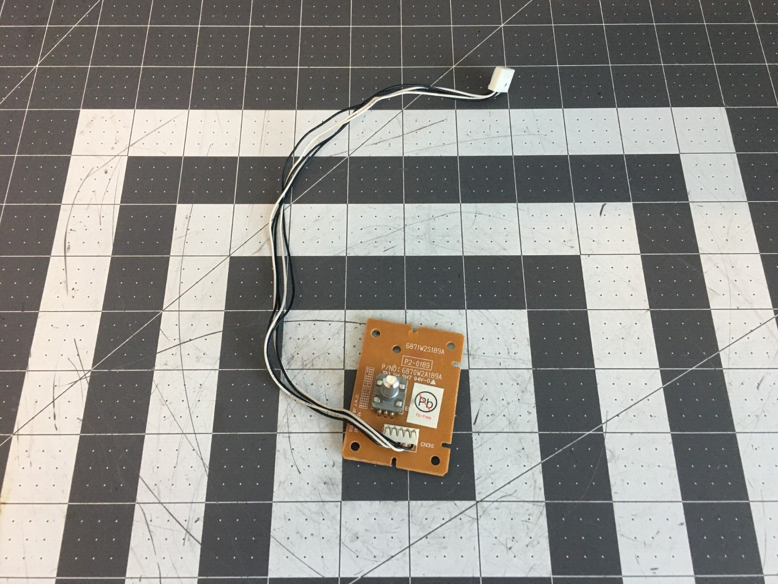 GE Microwave PCB Selector Encoder P# WB27X10396 gallery