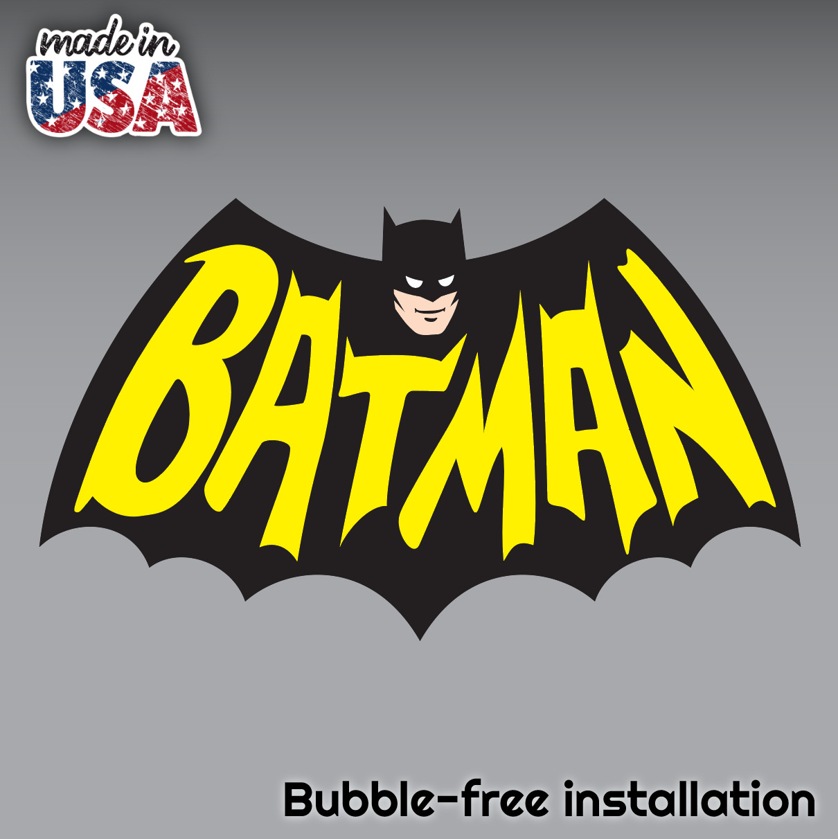 BATMAN LOGO Decal Sticker Comic Dark Knight Colored gallery