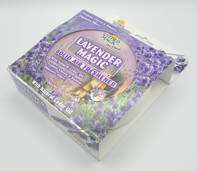 CITRUS MAGIC LAVENDER Burst Solid Air Freshener Odor Absorber ~ Last 8 Weeks 8oz gallery