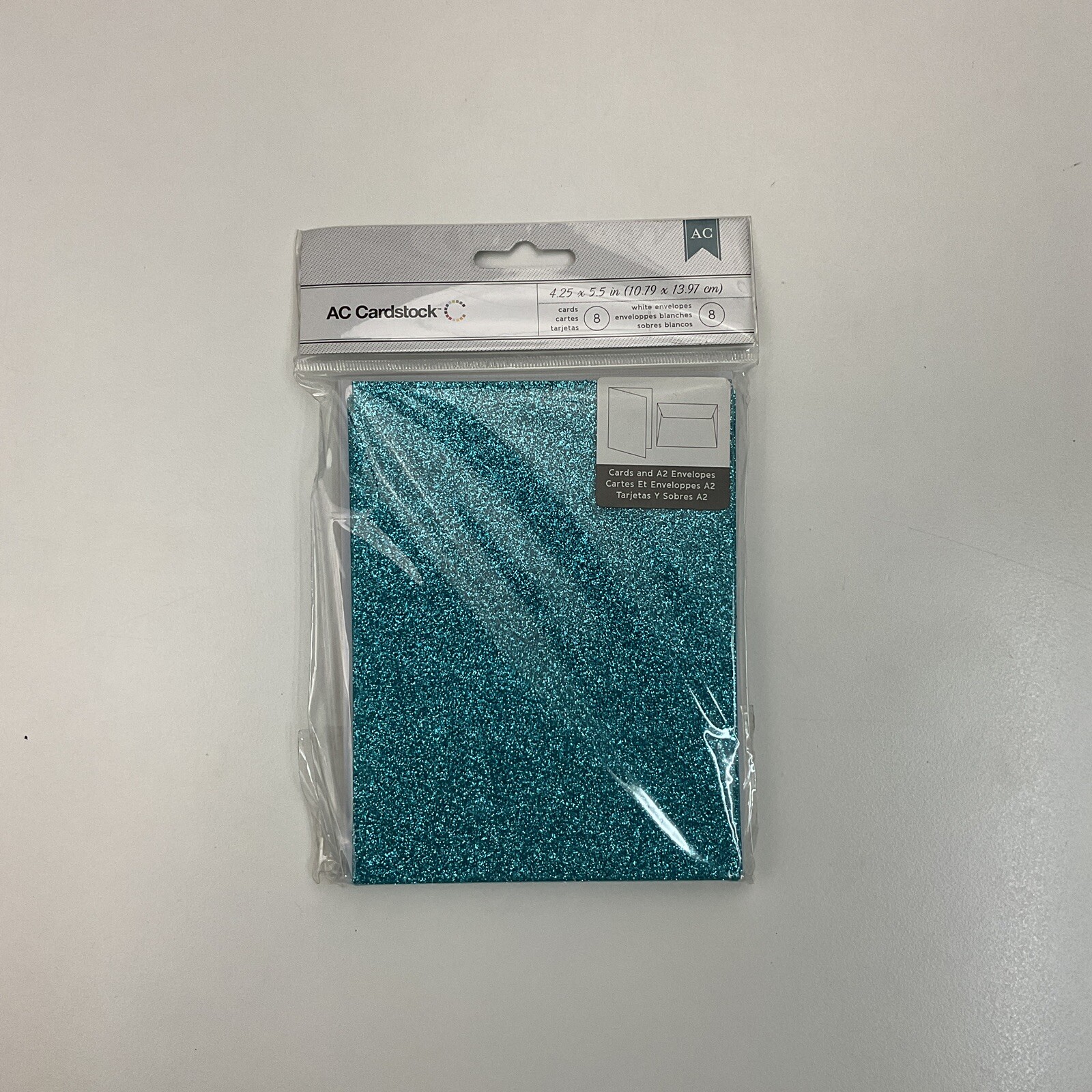 AC Cardstock Cards And A2 Envelopes 8/pck Turquoise gallery