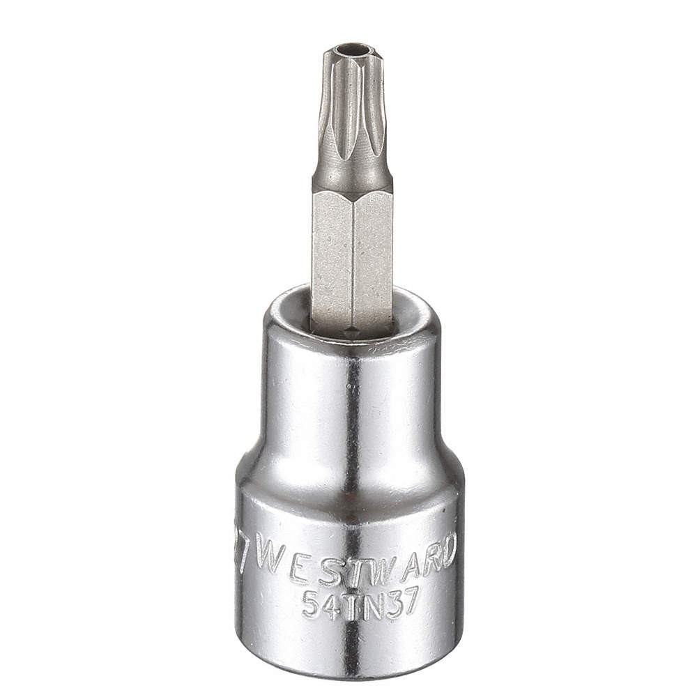 WESTWARD 54TN37 Socket Bit, Steel, 3/8 in, TpSz T27 54TN37 gallery