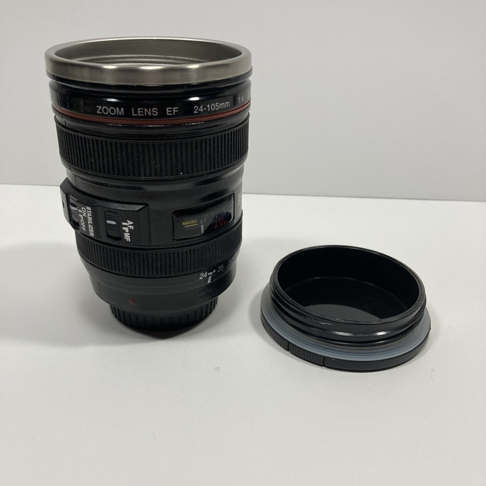 Caniam Camera Lens Flask Stainless Steel Hidden False novelty gallery