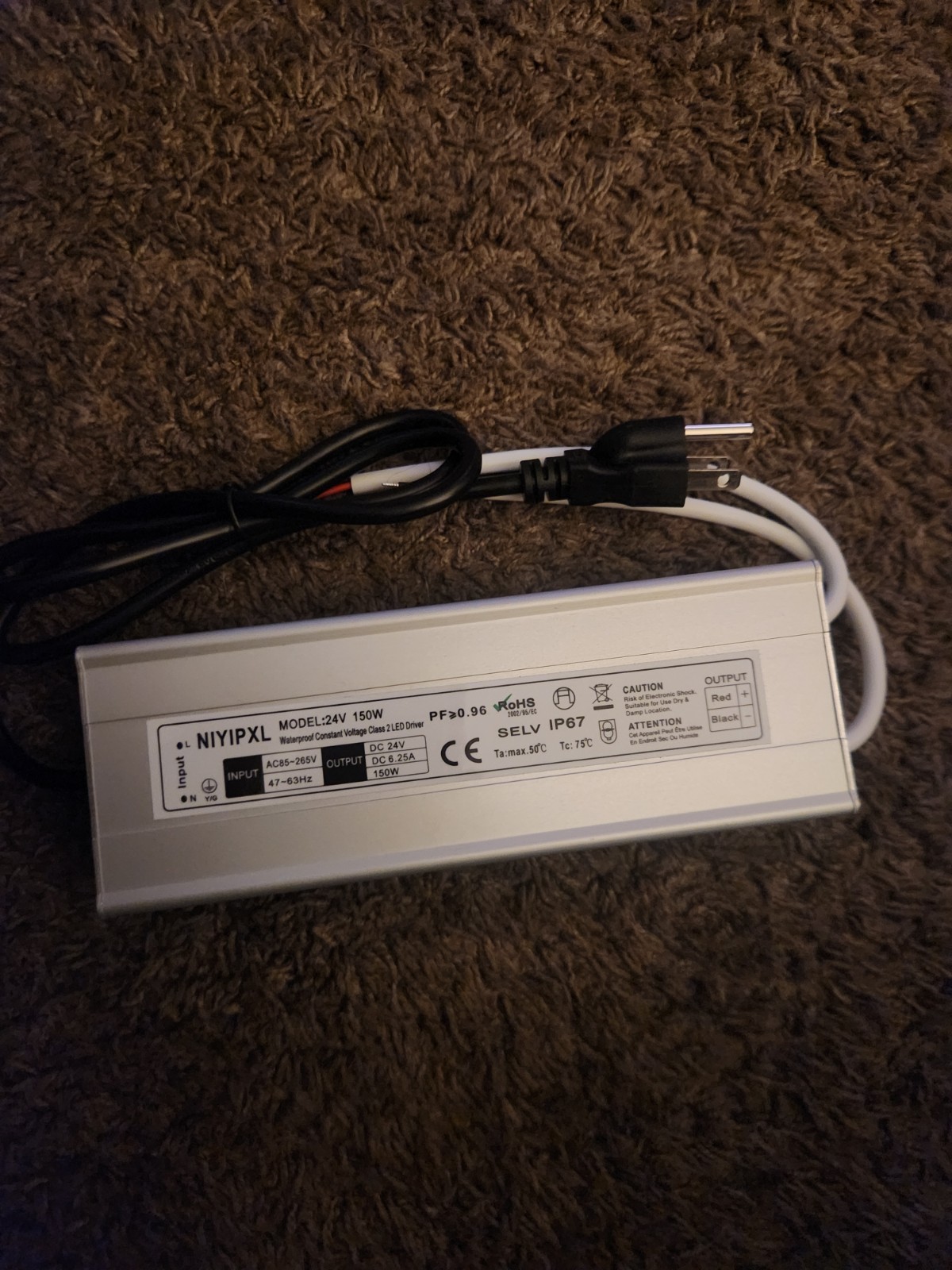 LED Driver 150 Watts Waterproof IP67 Power Supply Transformer Adapter 85V-265V gallery